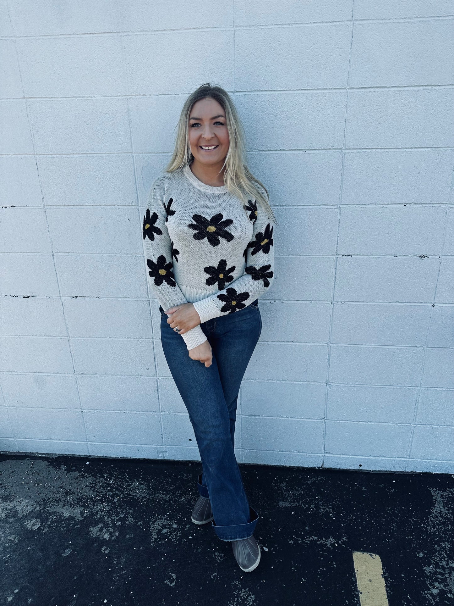 Just a Daisy Sweater