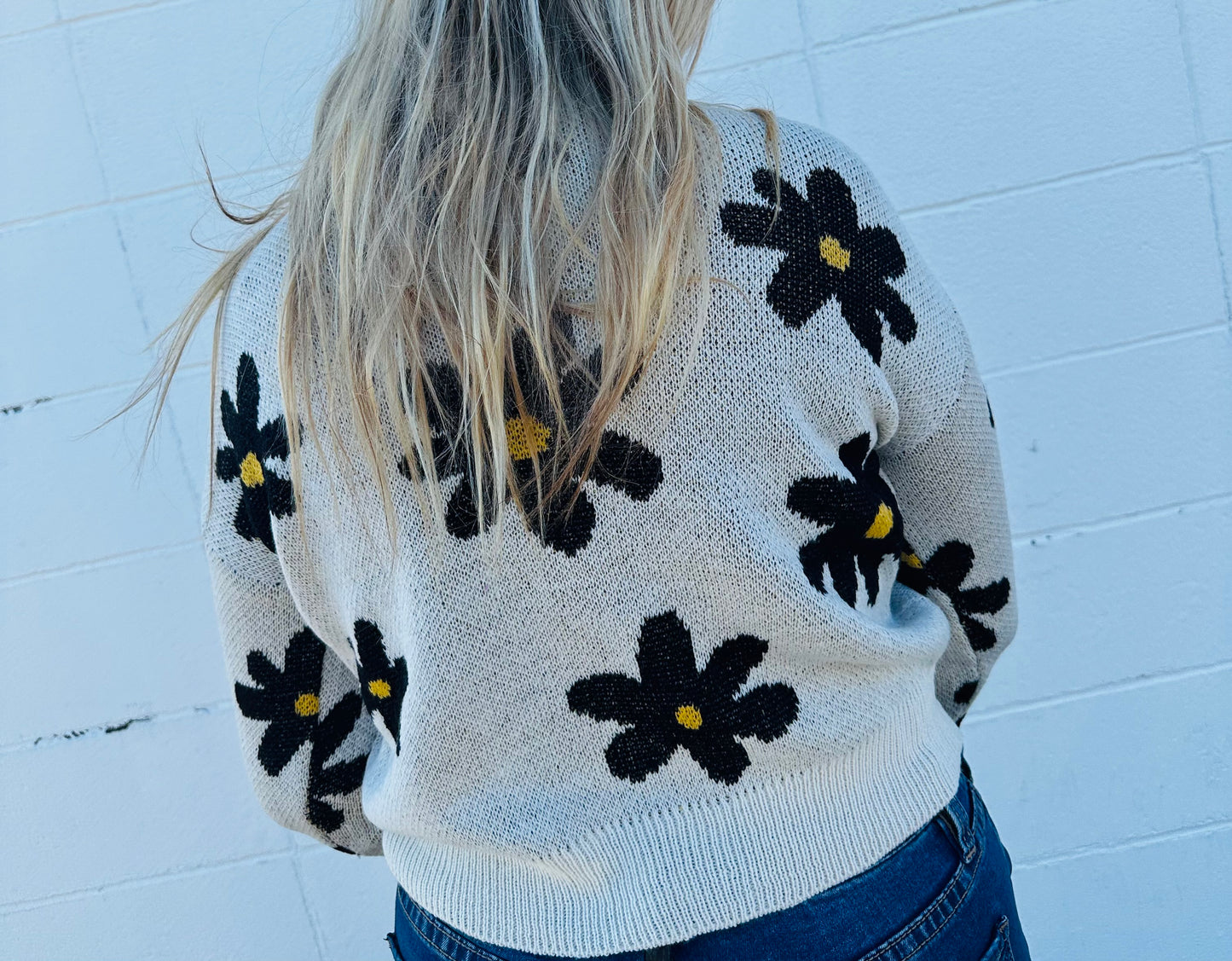 Just a Daisy Sweater