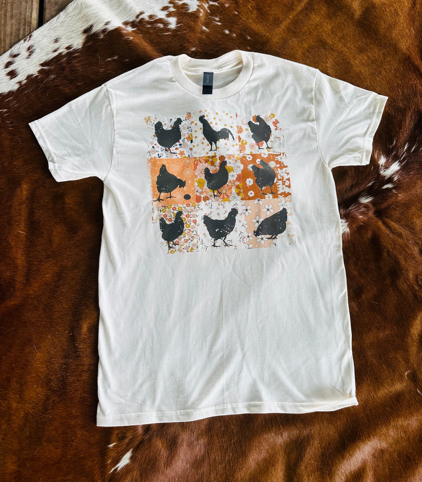 Retro Chicken Graphic Tee