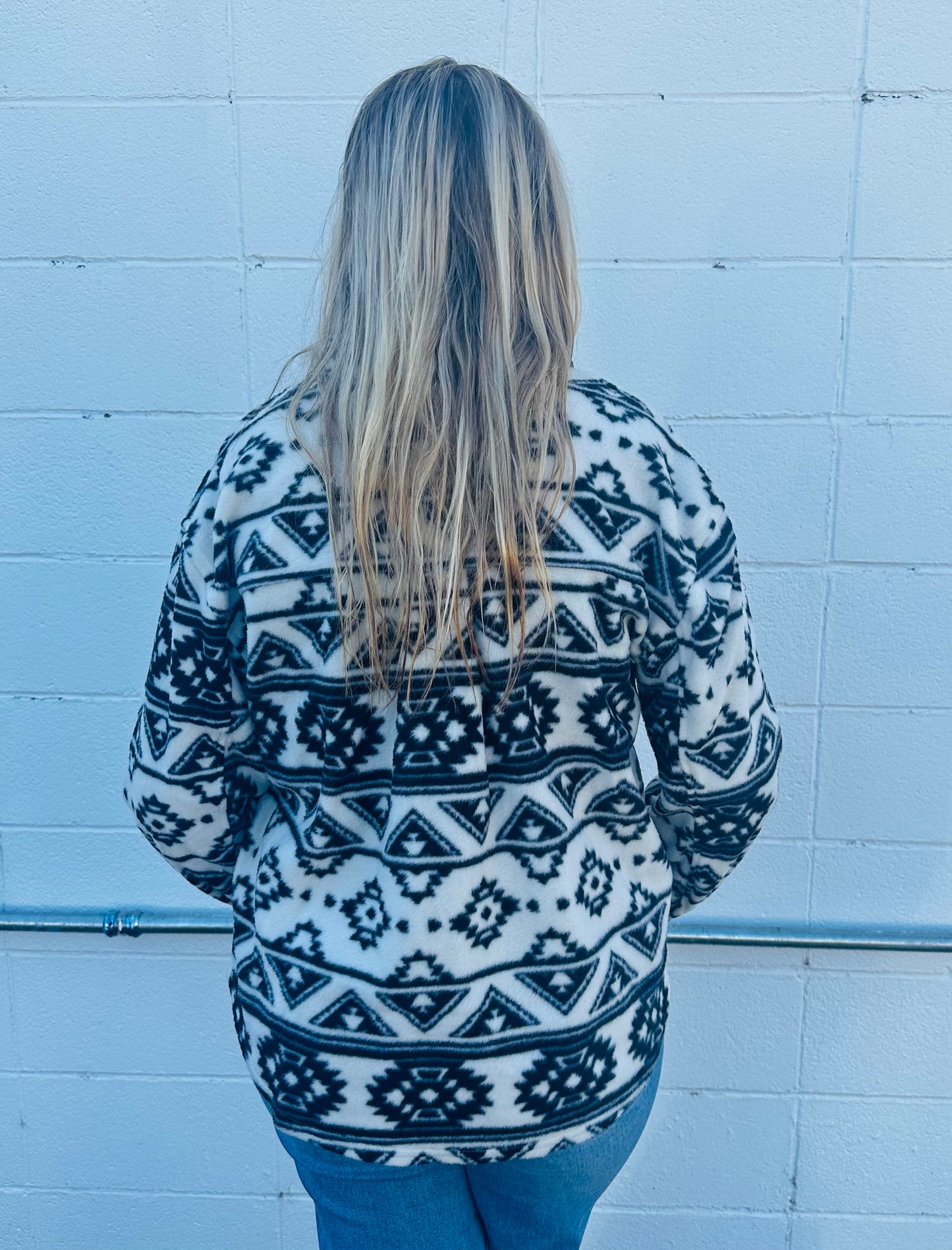 Black & White Aztec Shacket