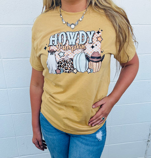 Howdy Pumpkin Tee