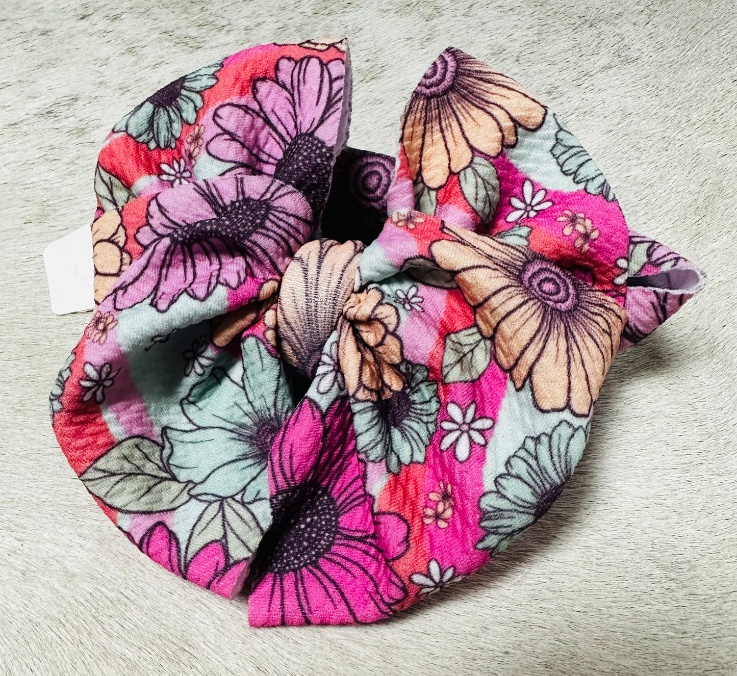 Pink Floral Bows (Multiple Styles)