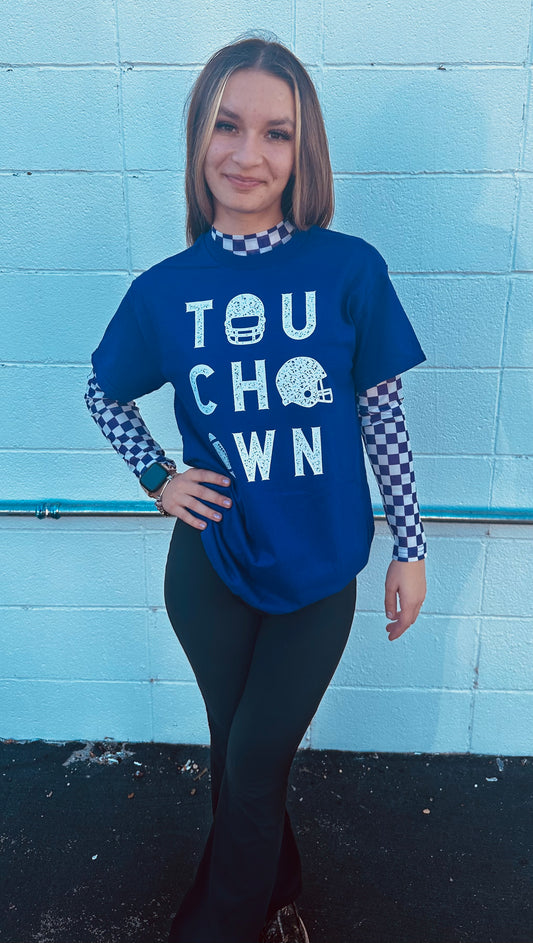 Purple Touchdown Tee