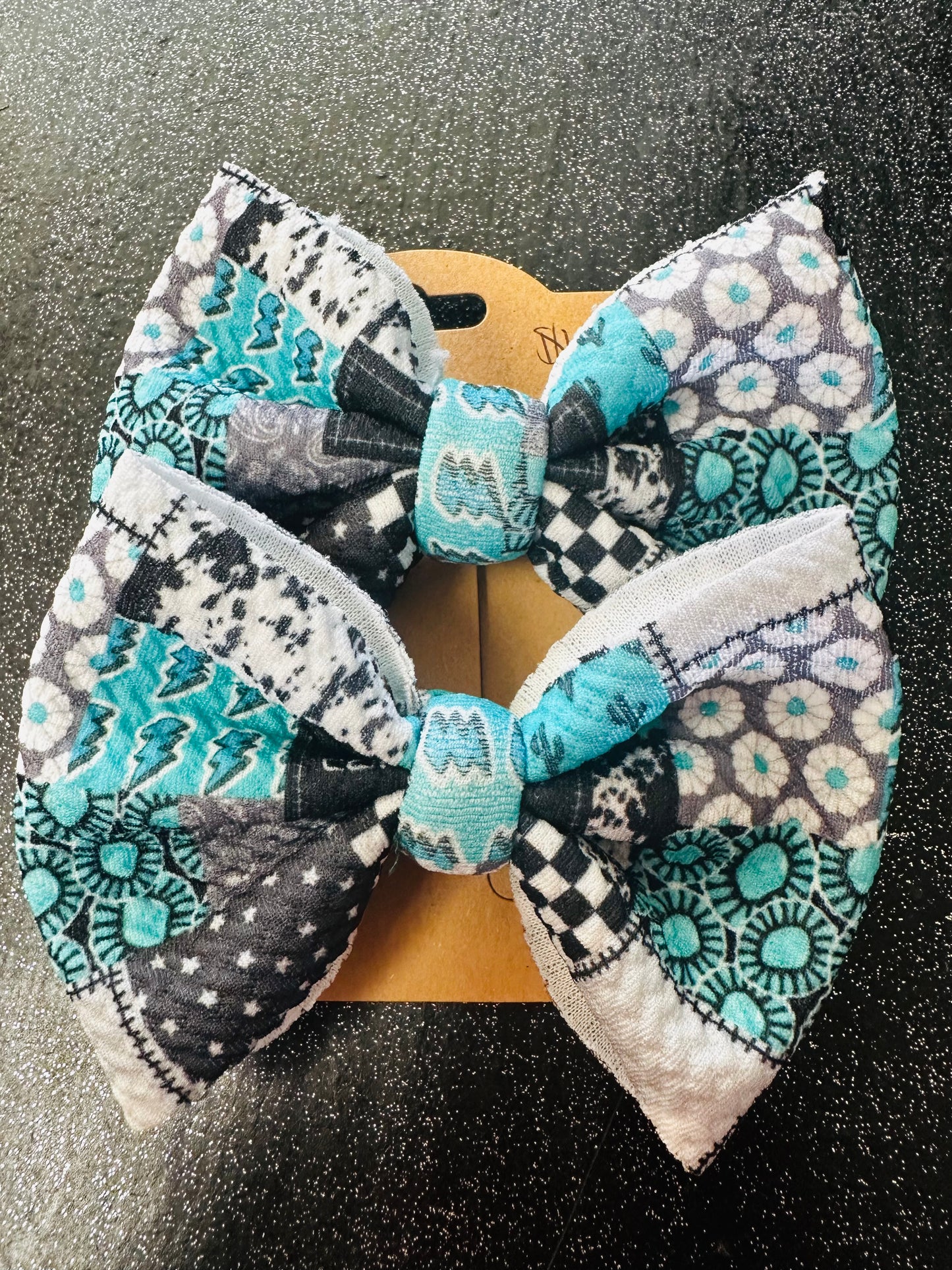 Western Turquoise Bows