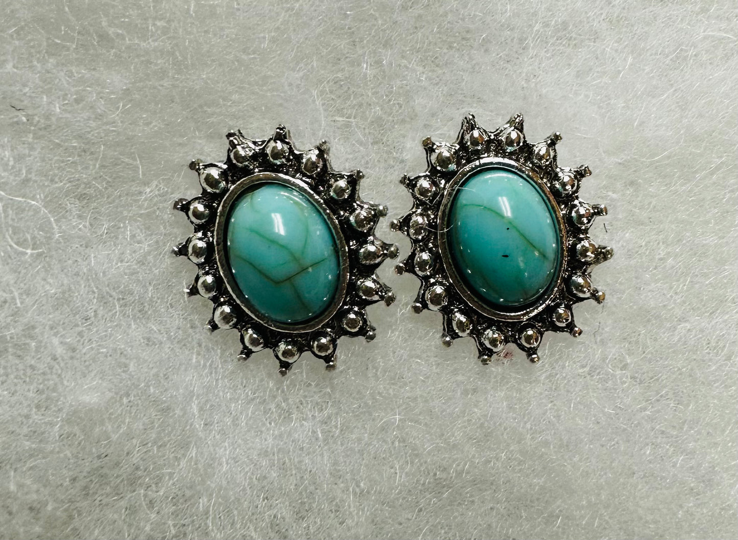 Turquoise Sun Studs