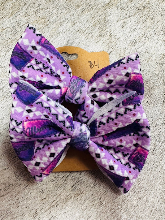 Wrangler Purple Bows