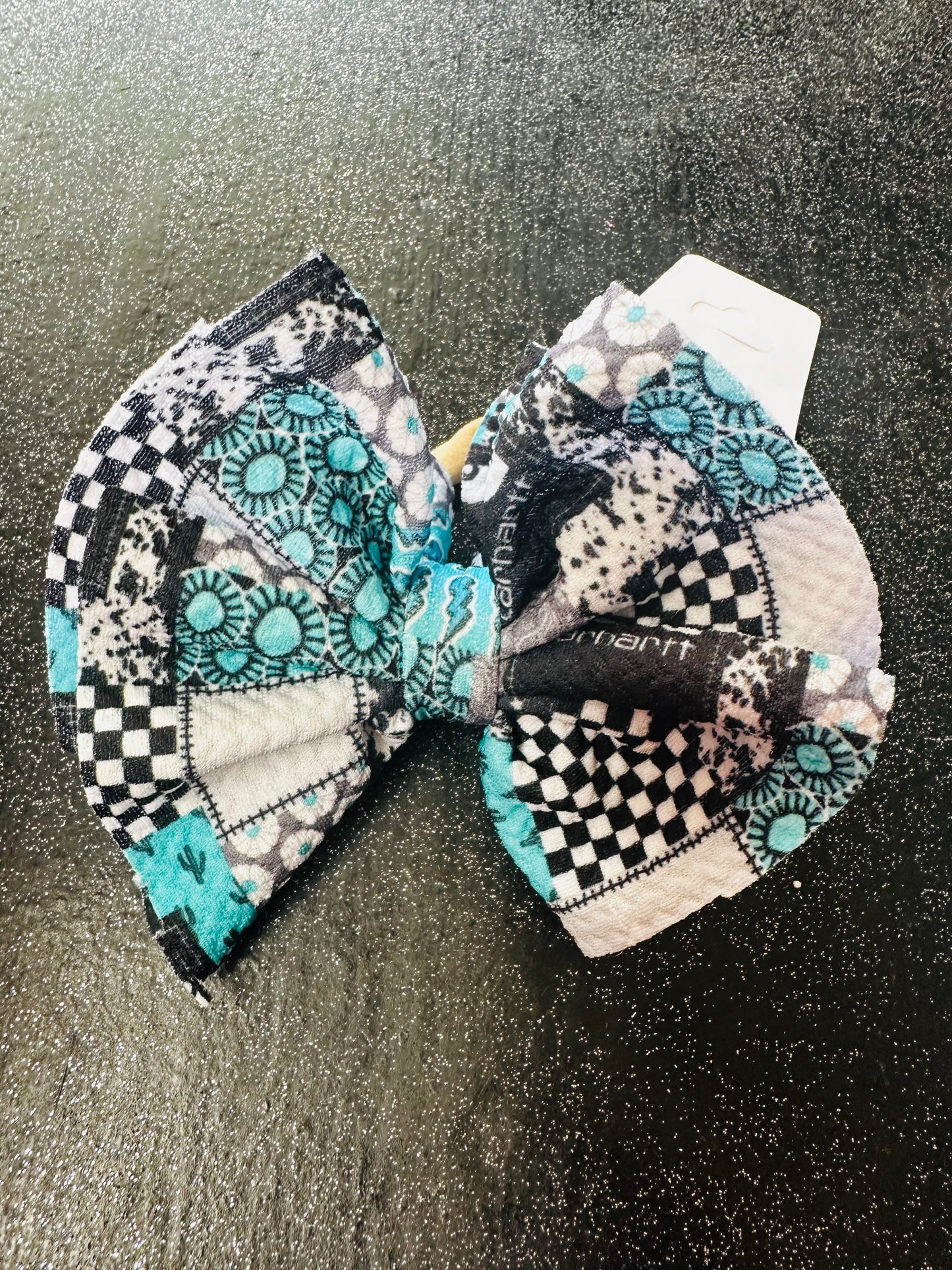 Western Turquoise Bows