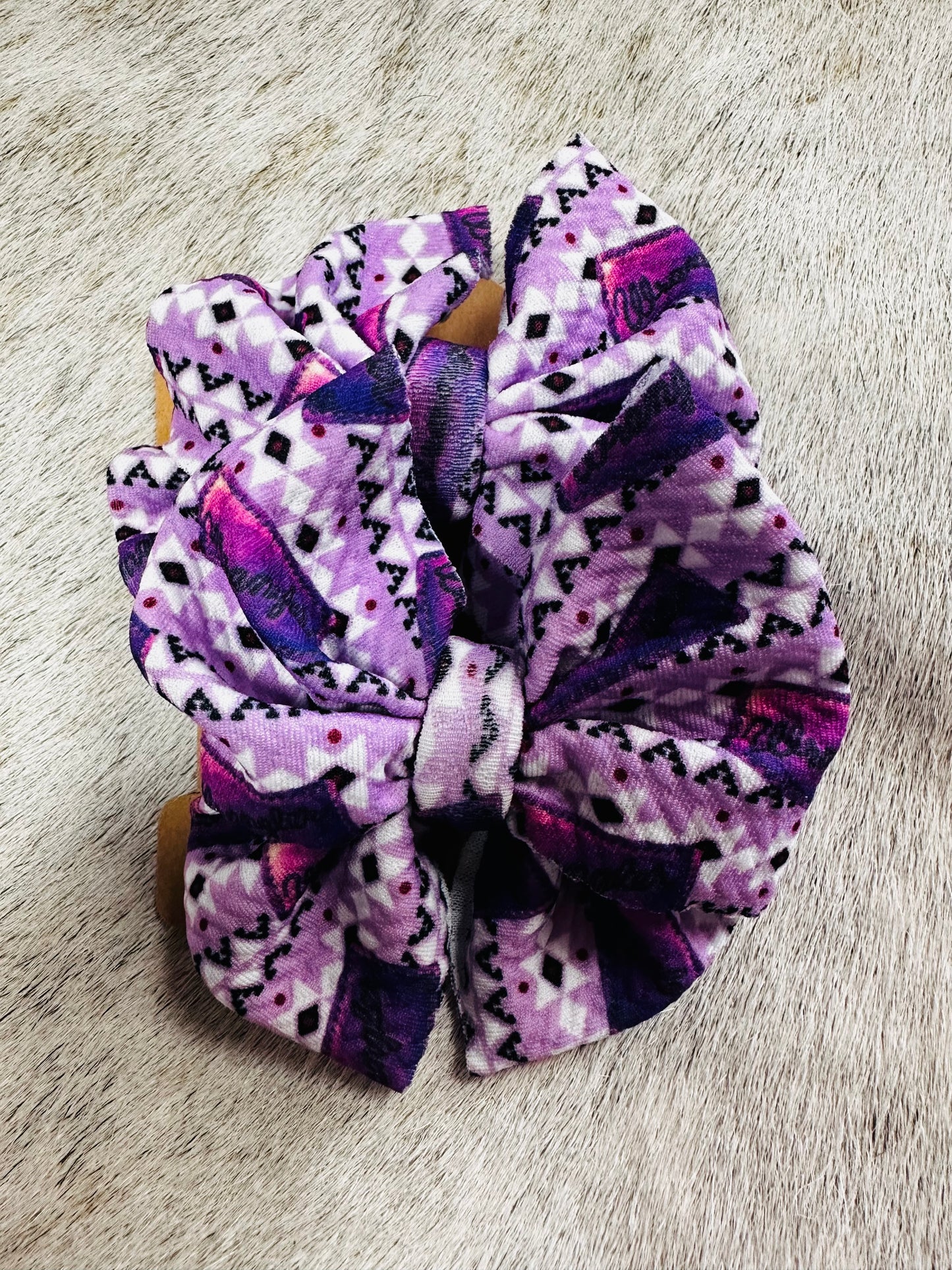 Wrangler Purple Bows