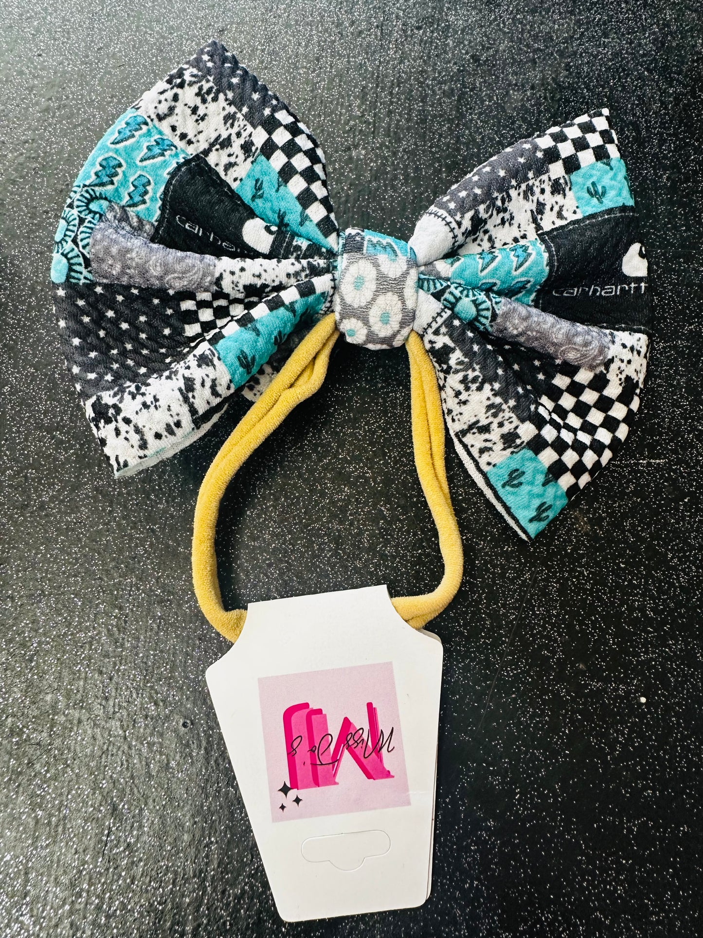 Western Turquoise Bows