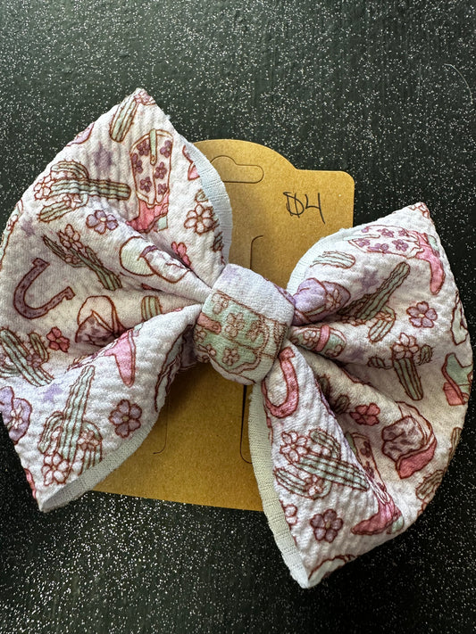 Pink Cowgirl Bows