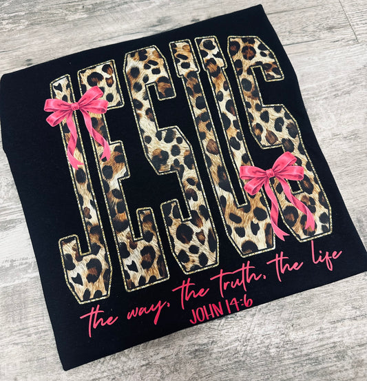 Leopard Jesus Tee