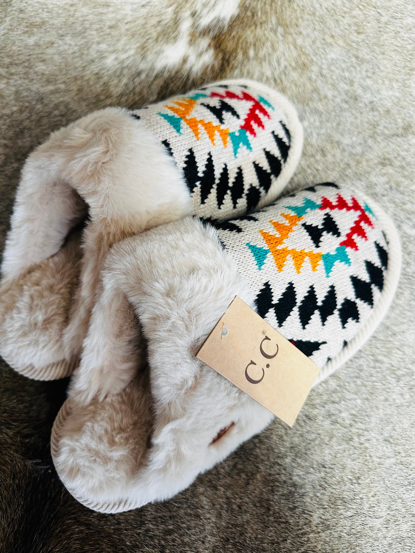 C.C. Aztec Slippers