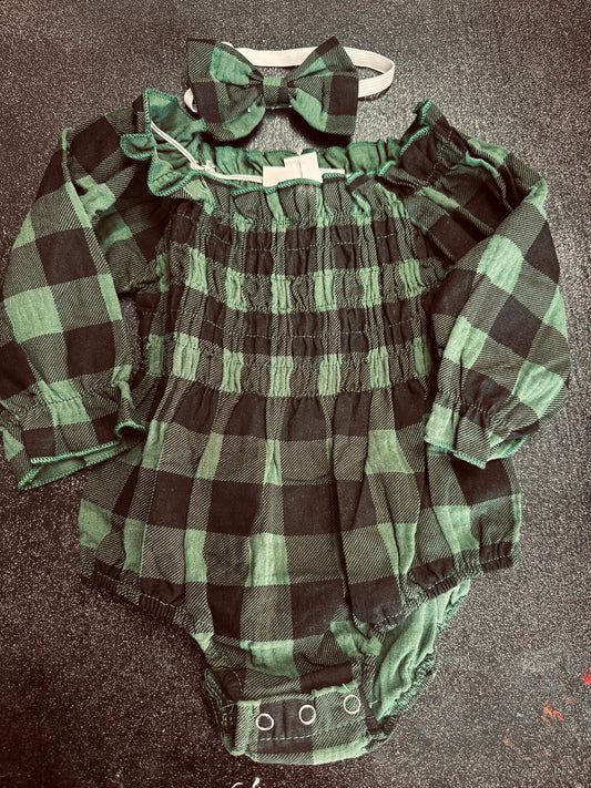 Emerald Plaid Outfit