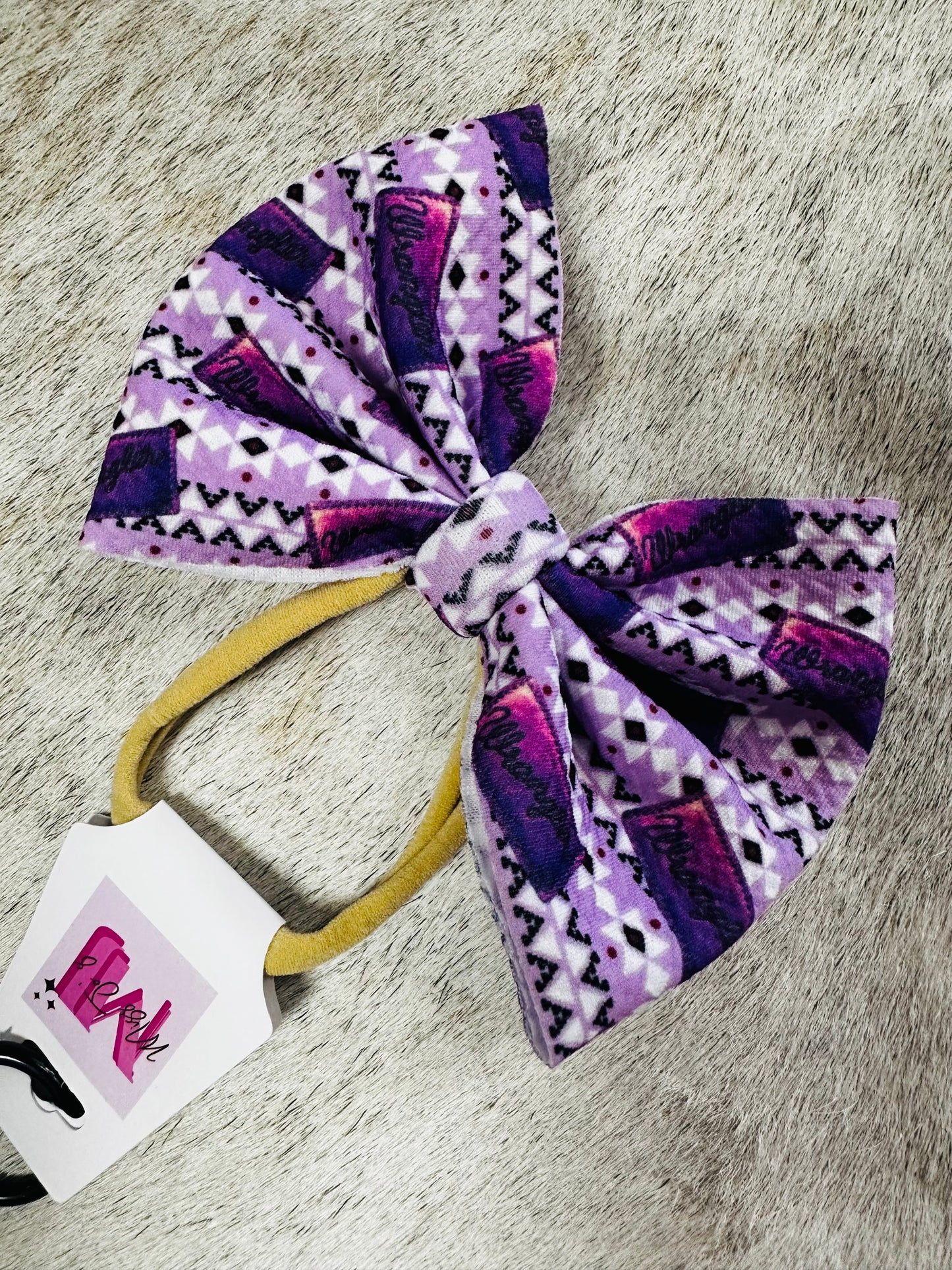 Wrangler Purple Bows