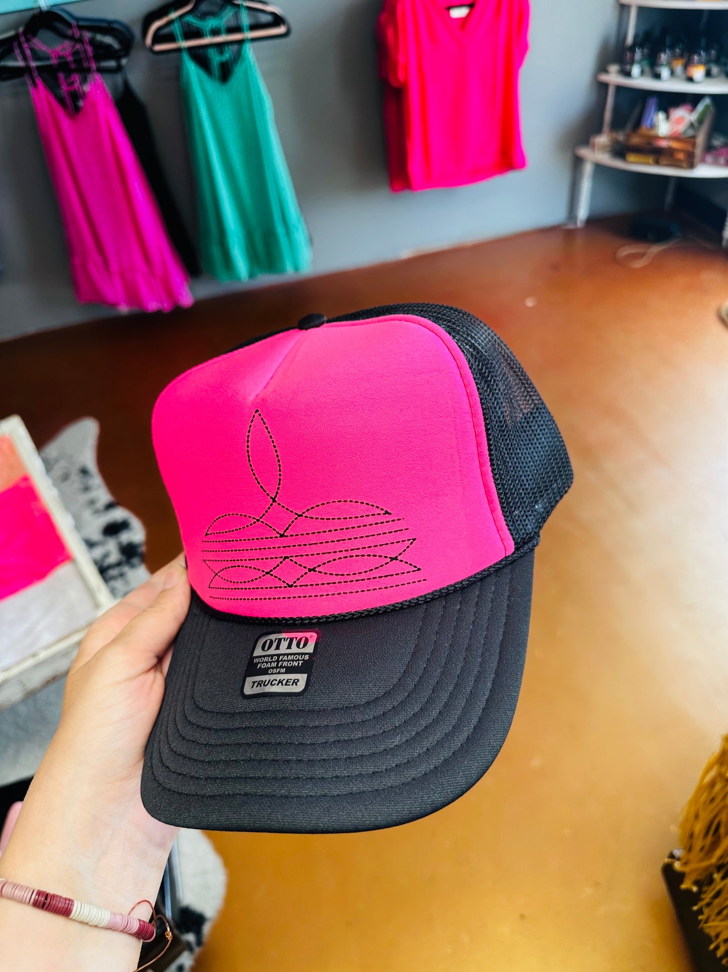 Pink Trucker Hat