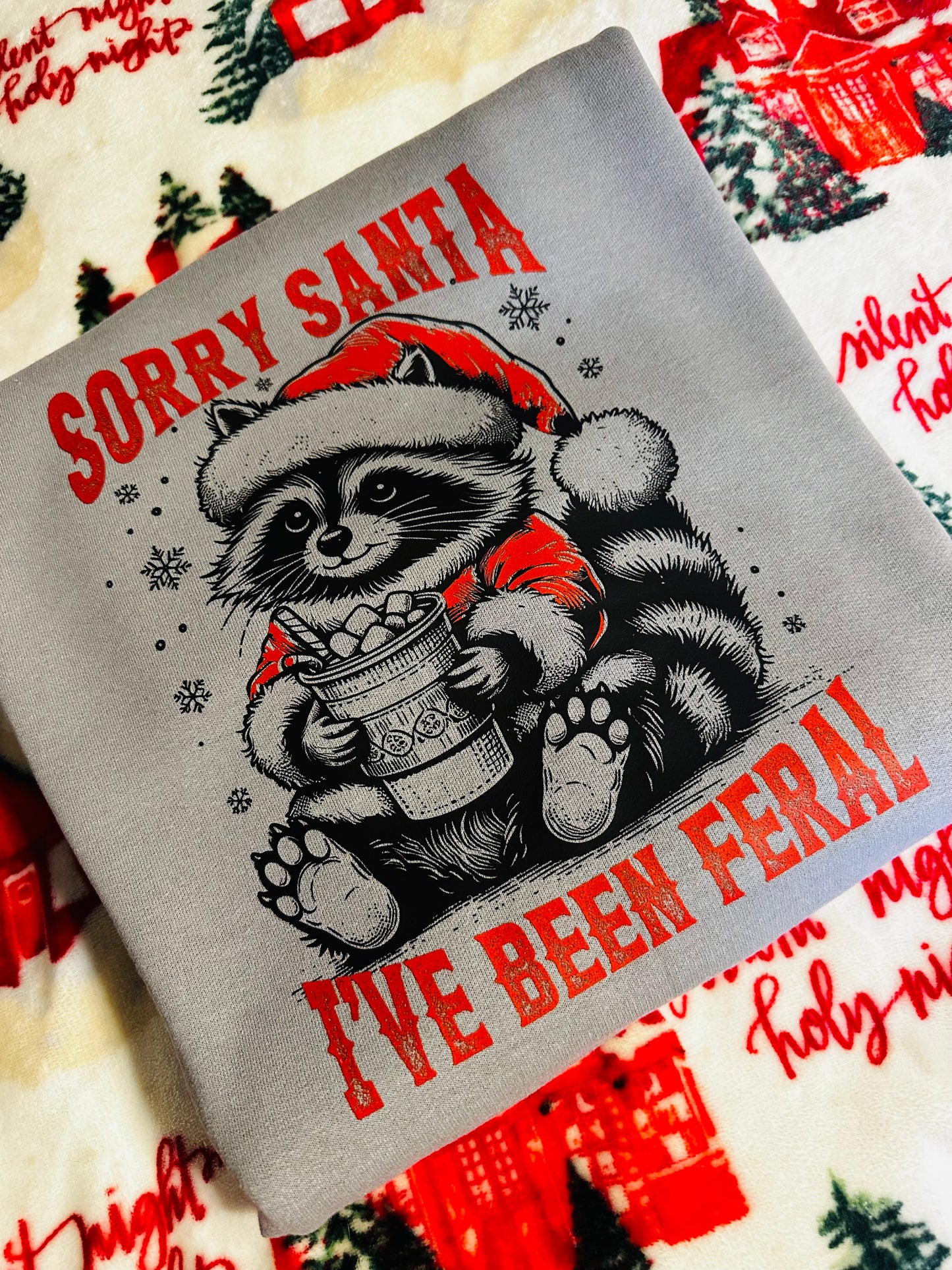 Sorry Santa Feral Crewneck