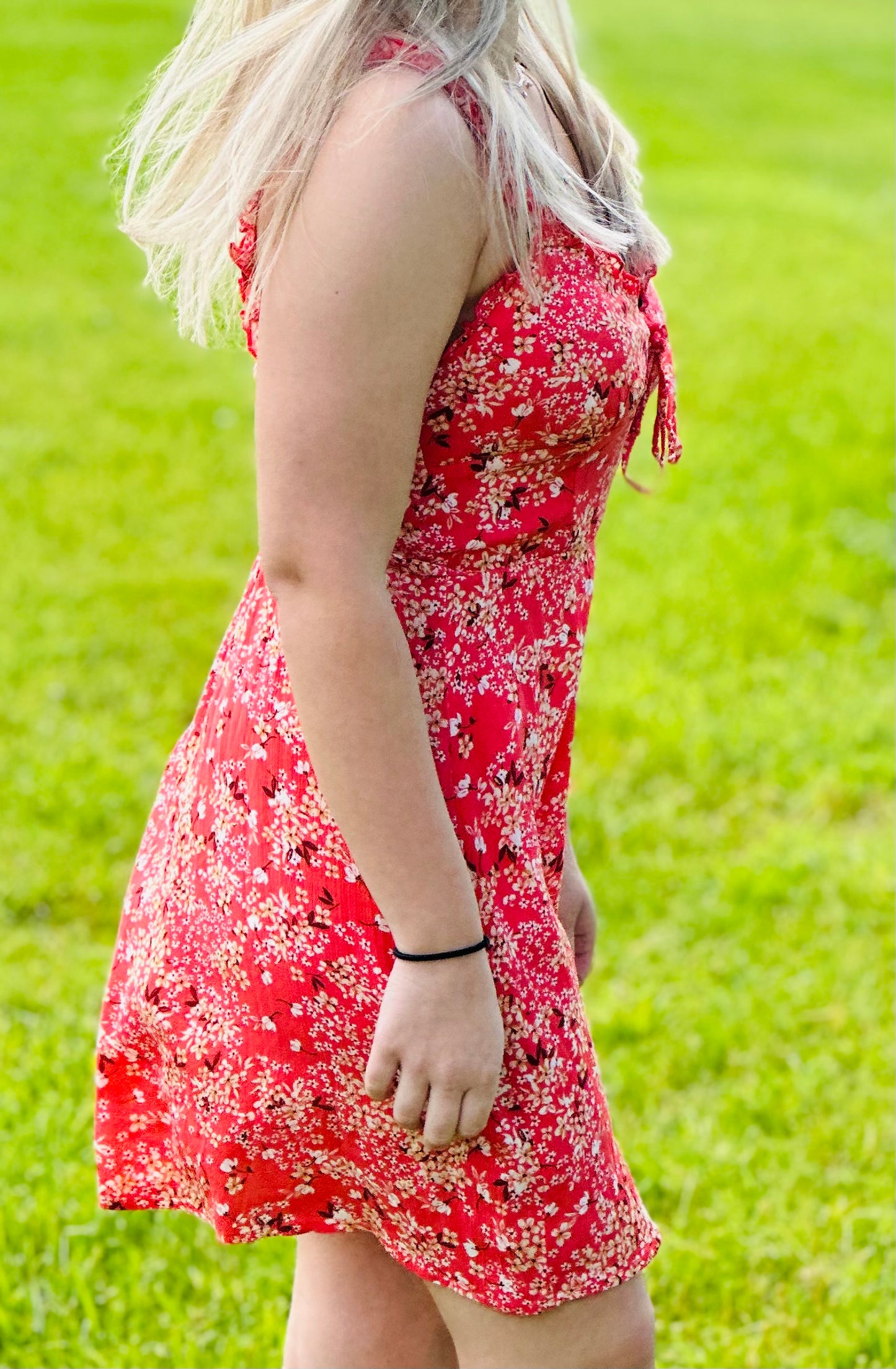 Coral Blossom Dress