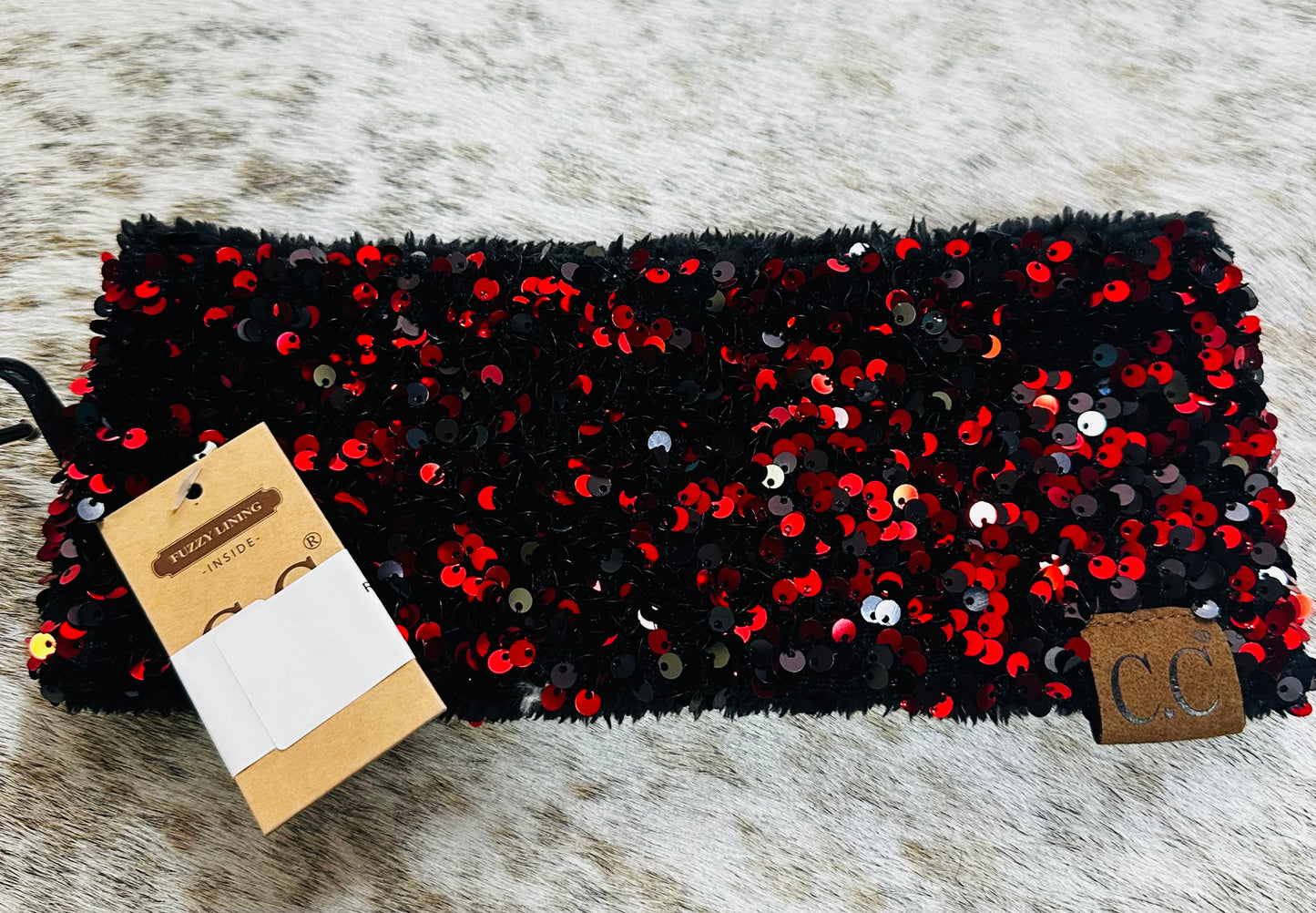 Red Sequin Headband