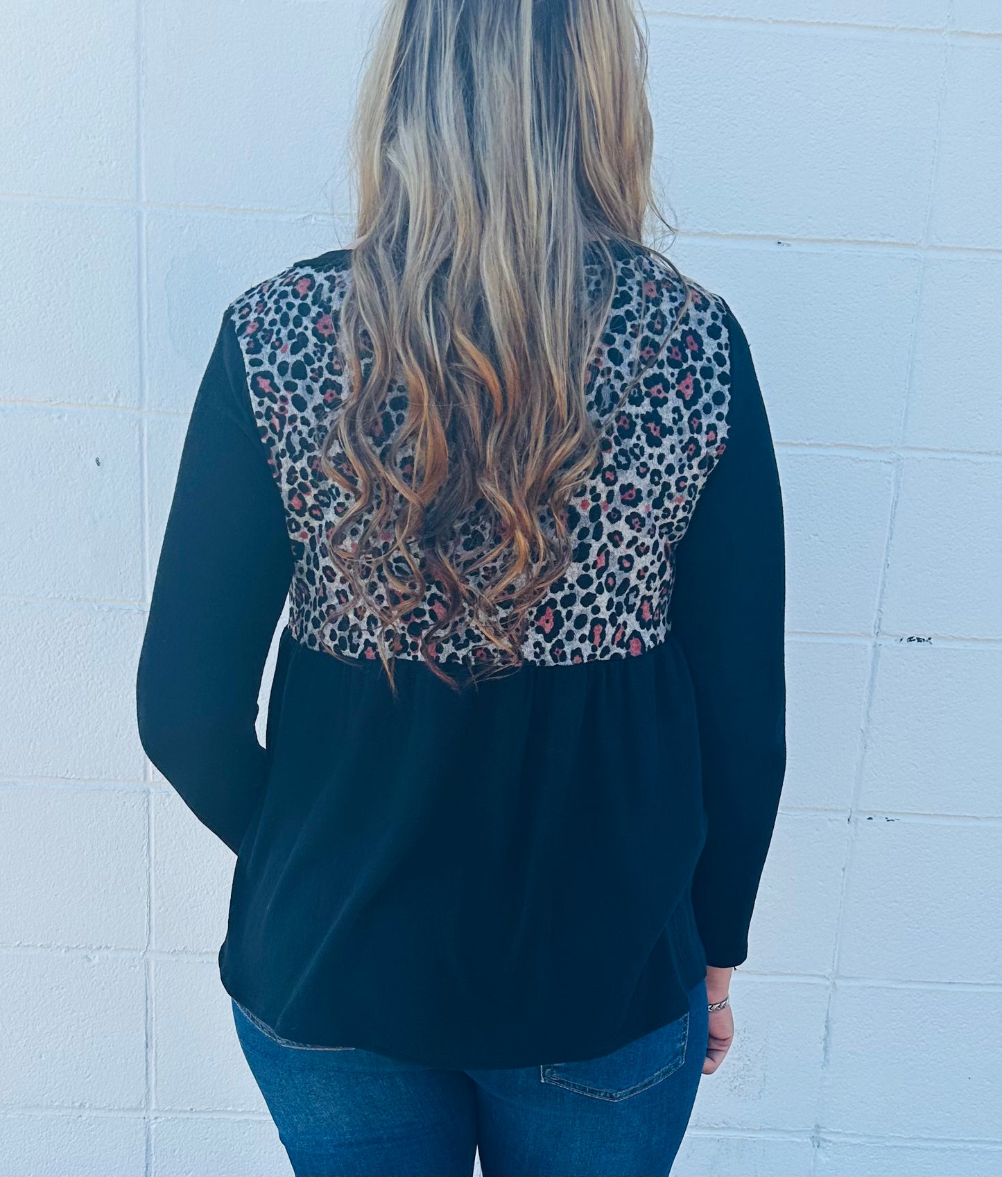 Black Leopard Longsleeve