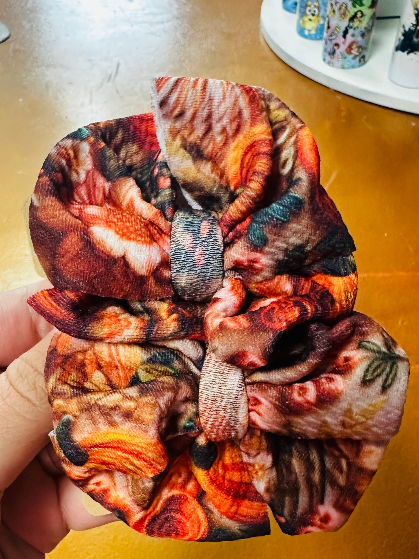 Fall Print Bow (Multiple Available)