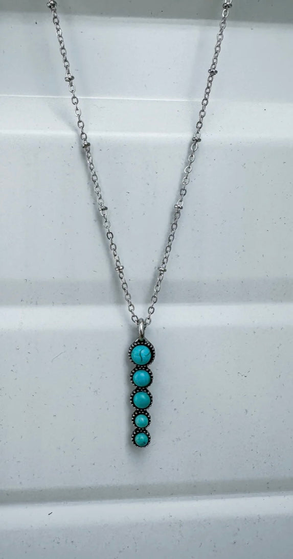 Turquoise Drop Necklace