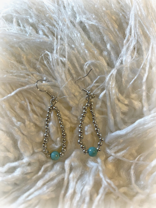 Turquoise Teardrop Earrings